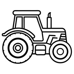 tractor isolated on white background