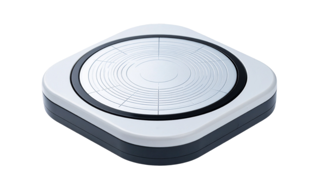 Biometric Charging Pad for Smart Devices isolated on transparent background