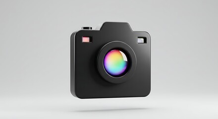 Fototapeta premium Camera Illustration Black Design Photography