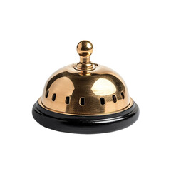Service bell for hospitality settings [Transparent Background PNG].