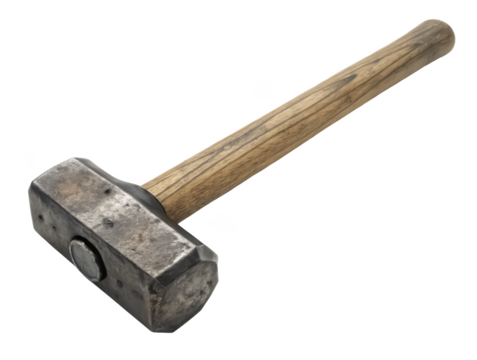 sledgehammer png heavy hammer png demolition hammer png construction tool png metal hammer png hand tool png transparent background image