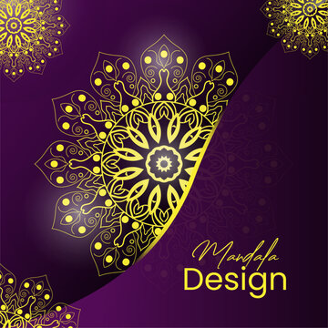 luxury and modern mandala backround design