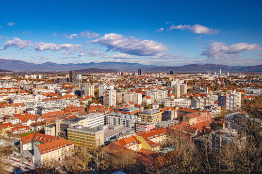 aerial view of the city of florence
