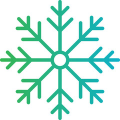 Snowflake single icon vector illustration
