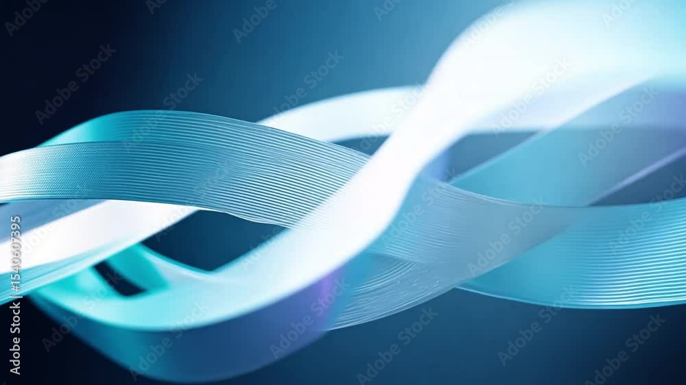 Poster elegant flowing waves of light in soft gradient tones capturing motion and fluidity in abstract back