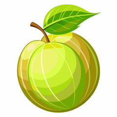vector illustration of an apple