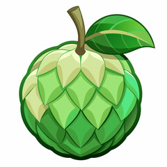 vector illustration of an apple