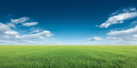 Green Field and Blue Sky