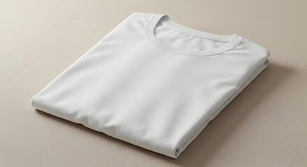 mockup of white cotton shirt