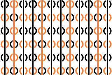 Seamless abstract geometric chain pattern. 