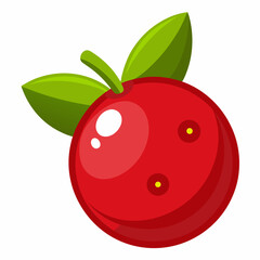 vector illustration of an apple