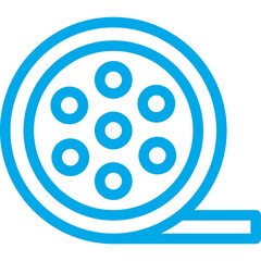 Film single icon vector illustration