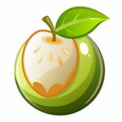 vector illustration of an apple