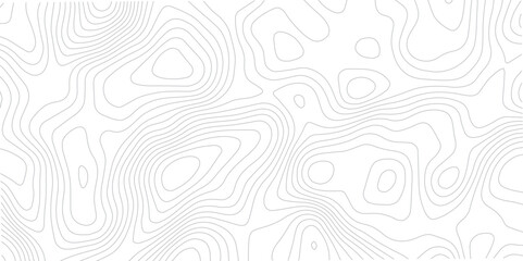 Seamless Abstract Terrain Background with Linear Topographic Lines Representing Mountains and Oceans in a Minimal Geometric Map Format
