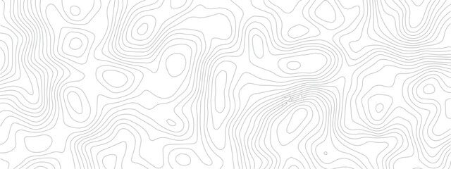 Minimalist Topographic Terrain Pattern Featuring Continuous Sea and Mountain Lines in a Vector-Based Geometric Layout
