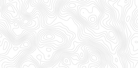 Abstract Geographic Line Pattern with Seamless Mountain and Ocean Contours in a Modern Topographic Map Design
