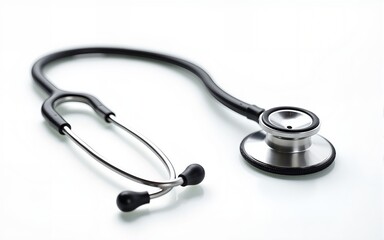 Medical equipment - stethoscope isolated on a transparent background. High quality