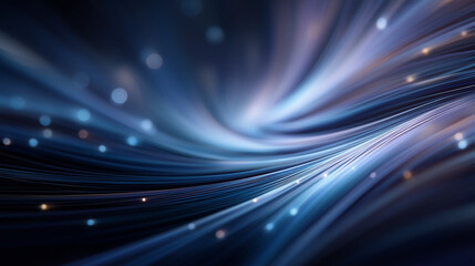 Dynamic Abstract Shape Forms in a Futuristic Background