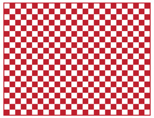 red and white checkered pattern