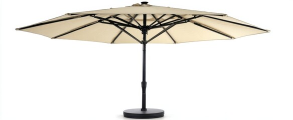 The elegant outdoor umbrella providing stylish shade for relaxation and comfort.
