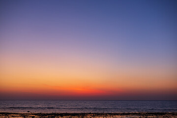Obraz premium Sunrise over the Red Sea