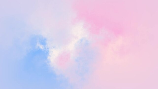 Abstract background soft blue and soft pink watercolor effect, bright color gradient shape, noise texture poster cover design