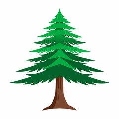 christmas tree vector illustration