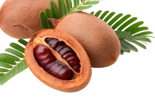 Tamarind fruit PNG tropical fruit PNG sour pod PNG exotic food PNG transparent background image