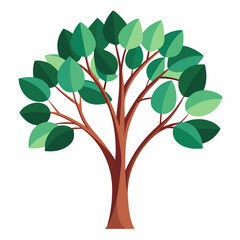 Obraz premium vector illustration of a tree