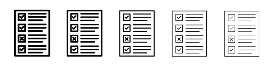 Assignment icon Flat design on isolated background