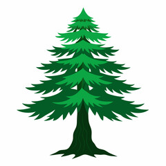 green christmas tree