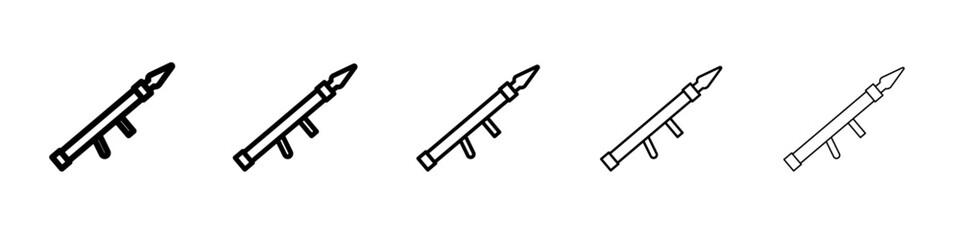 bazooka icon Flat design on isolated background