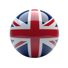 Obraz premium Circle UK Flag with Transparent Background – Round Union Jack PNG, High-Resolution British Emblem, Digital & Print Ready