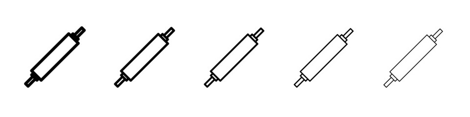 Bone icon Flat design on isolated background