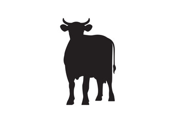 Cow Icons, Ideal for Agriculture and Farm Themes - Flat Vector Illustration