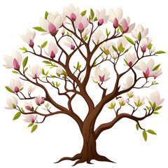 Fototapeta premium tree with pink flowers
