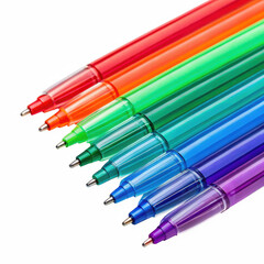 Vibrant gel pens png colorful pens png bright gel pens png marker pens png artistic pens png writing pens png stationery png transparent background image