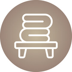 Towel single icon vector illustration