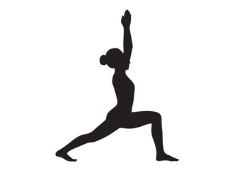 meditation and yoga logo design silhouette vector,  yoga logo icon design silhouette vector, black silhouette logo yoga, yoga pose silhouette vector logo on white background