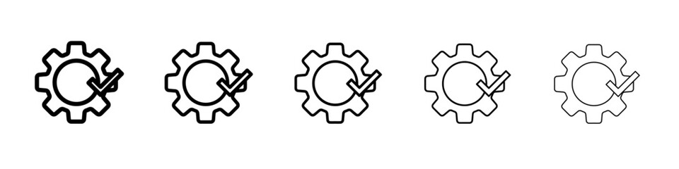 Easy Installation icon Flat design on isolated background