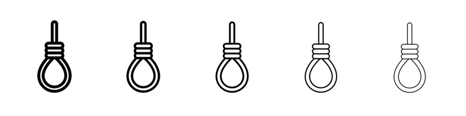 gallows icon Flat design on isolated background