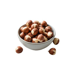 Fototapeta premium Bowl of Hazelnuts Delicious and Nutritious