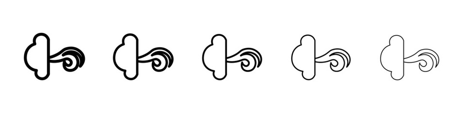 gust icon Flat design on isolated background