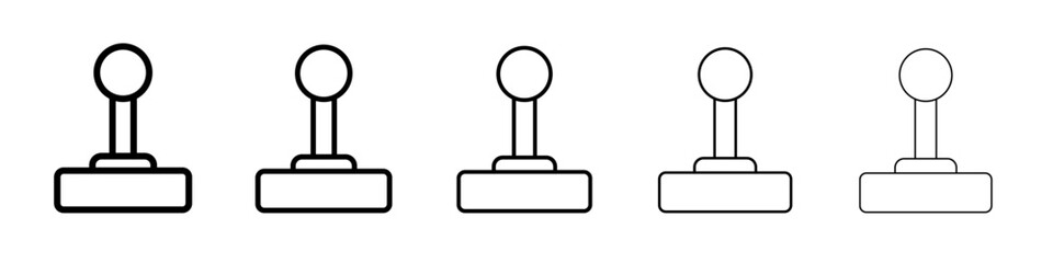 Joystick icon Flat design on isolated background