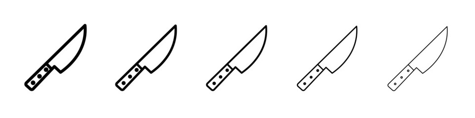 knife icon Flat design on isolated background