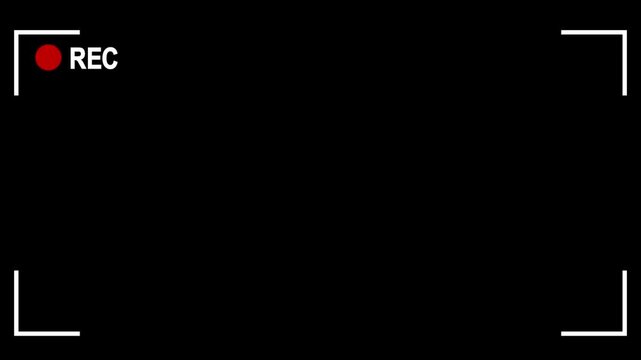 Digital Camera and Mobile Phone Recording Screen in alpha. Camcorder interface for video camera.