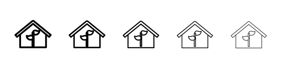 Locally grown icon Flat design on isolated background