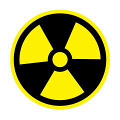 The radiation icon. Radiation symbol.