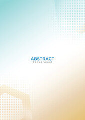Abstract background with yellow and blue color for Indian national day design