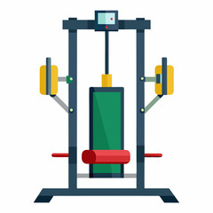 vector illustration of a dumbbell
